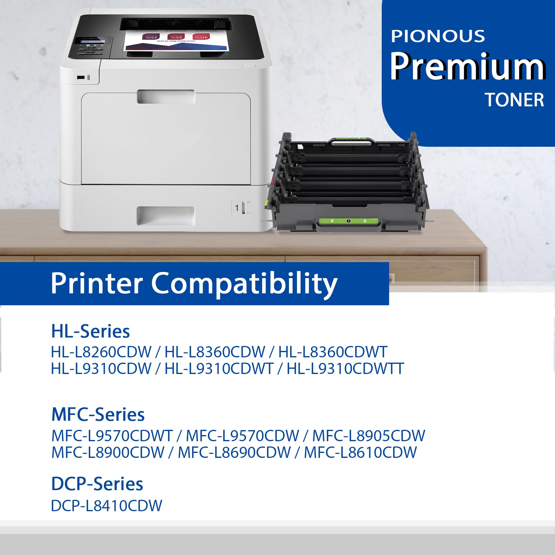 Amazon.com : DR433CL Drum Unit 50,000 Pages DR431CL Replacement